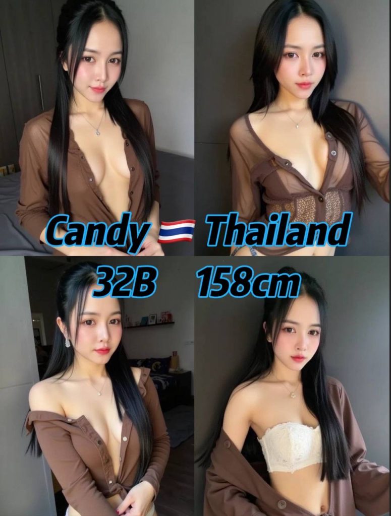 Sweet Thai B2B massage girl Candy in soft lighting massage room